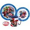 Súprava plastového riadu Stor SSS57747C (Večera set tanier misky Cup Avengers Marvel)