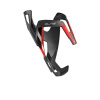Košík na fľašu ELITE Vico Carbon new black/red matt