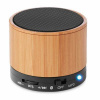 Bambusový bluetooth® reproduktor - cierny