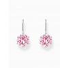 Thomas Sabo H2287-051-9 Silver dangle earrings w. pink cubic zirconia