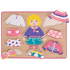 BIGJIGS TOYS Bigjigs Baby Oblékací puzzle holčička