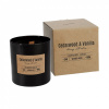 Sviečka v skle drevený knôt aróma Cedarwood&vanilla