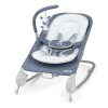 INGENUITY Lehátko masážne vibrujúce s melódiou Happy Belly™ Rock-to-Bounce - Chambray 0m+ do 9kg
