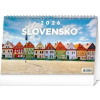 NOTIQUE Stolový kalendár Slovensko 2026, 23,1 x 14,5 cm