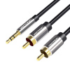 Vention BCFBI audio kábel 3 m 3.5mm 2 x RCA Čierna (BCFBI)