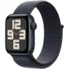 Apple Watch SE GPS 44mm Midnight Aluminium Case with Ink Sport Loop MXEP3QC/A