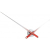 FUTURE TIME Dizajnové nástenné hodiny Future Time FT9150RD Hands 100cm