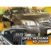 Plexi, ofuky OPEL Insignia 4D, 2009 =>, přední + zadní