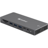 Sandberg 136-61 dokovacia stanica a replikátor portov Kábel USB 3.2 Gen 1 (3.1 Gen 1) Type-C Šedá (136-61)