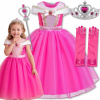 KOSTÝM ŠATY AURORA SPIACA PRINCEZNÁ PLES KARNEVAL 98 104 CM
