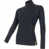 SENSOR DOUBLE FACE MERINO WOOL LS ZIP-L DÁMSKE TERMO TRIČKO S DLHÝM RUKÁVOM