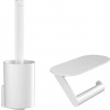 Hansgrohe WallStoris Set doplnkov na WC matná biela 27969700