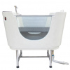 Blovi Hydro Therapy Dog Spa Ivory Tub - profesionálna vaňa so SPA systémom a funkciou ozonizácie, sivobiela/krémová