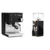 Rancilio Silvia E, čierna + Eureka Mignon Turbo, CR black