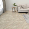 zahrada-XL Samolepiace podlahové dosky 55 ks, PVC 5,11 m², béžové, pruhy 324681