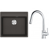 Set Franke G254ŠB (dřez MRG 610-52 RTL Šedá břidlice + baterie FS 3229.031 LINA NEW Chrom) 114.0720.181