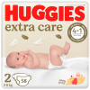 HUGGIES HUGGIES® Plienky jednorázové Extra Care 2 (3-6 kg) 58 ks Varianta: HUGGIES® Plienky jednorázové Extra Care 2 (3-6 kg) 58 ks