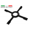 Mriežka na plynový sporák 13x13cm sada 2ks SVANERA NERO CROCE