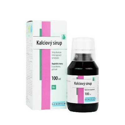 Kalciový sirup 100ml Generica