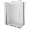 Mexen Velar posuvná sprchová kabína 150 x 90 cm, matná, gun metal - 871-150-090-31-95