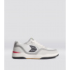 UBA PRO Smoke White Suede Off-White Mesh Black Logo Red Sneaker