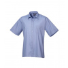 Premier Workwear Pánska košeľa s krátkym rukávom PR202 Midblue -ca. Pantone 2718 42 (16H)