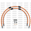 Venhill ŠTANDART -predok -sada Venhill POWERHOSEPLUS KTM-9002FB-OR (2 hadice v sade) oranžové hadice, čierne koncovky