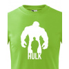 Detské tričko - Hulk, Barva Jablková zelená, Velikost 158 cm/12 roků Bezvatriko.cz 0131