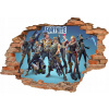 Samolepky na stenu FORTNITE HOLES 100x70cm