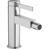 Hansgrohe Finoris, páková bidetová batéria s odtokovou súpravou Push-Open, chrómová, HAN-76200000