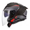 Prilba LS2 OF618 VERSO II AIR BLACK RED Veľkosť: XS (53-54 cm)