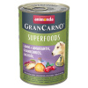 Animonda GranCarno Superfoods Jahňacie, amarant, brusnice a lososový olej Množstvo v kg: 400g