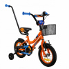 DETSKÝ BICYKEL 12 PALCOV MIRAVO BICYKEL PRE CHLAPCA KOŠÍK VODIACA TYČ