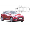 Slnečné clony na okná - HYUNDAI i20 hatchback (2014-2020) - Komplet sada