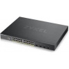 Zyxel XGS1935-28HP, 28 Port Lite-L3 Smart Managed PoE Switch, 24x Gigabit PoE and 4x 10G SFP+, hybrid mode, standalone o XGS1935-28HP-EU0101F