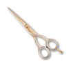 Kiepe Professional Luxury Premium 2451 5,5´ Gold profi nůžky na vlasy 14,5 cm zlaté