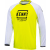 KENNY cyklo dres Defiant 21 white / neon yellow - L