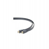 PREMIUMCORD HDMI High Speed + Ethernet plochý kábel, pozlátené konektory, 1 m (kphdmep1)