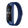 Pásik Hurtel pre Xiaomi Mi Band 3/4/5 21 cm modrý