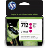 HEWLETT PACKARD HP 712 Ink. náplň purpurová, trojbalení, 3ED78A