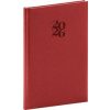 NOTIQUE Týždenný diár Essenza 2026, čerešňa, 15 x 21 cm - autor neuvedený