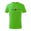 Enduro EKG - Tričko detské bavlnené - 104-110cm / 3-4 roky ( Apple Green )