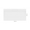 Gelco IRENA 150 x 80 cm HI15080 (Sprchová vanička biela s krytom sifónu)