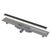 ALCADRAIN APZ115 MARBLE LOW 65cm odtokový žľab bez okraja, s roštom pre vloženie dlažby, nerez, APZ115-650