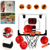 MINI BASKETBALOVÁ OBRUČ, TABLICA DO KOSZYKÓWKI PRE DETI, 4 LOPTY