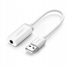 Ugreen 30712 USB/3,5mm Jack, bílý