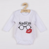 Body s potlačou New Baby Nadčas Biela 62 (3-6m)