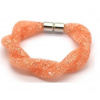 Luxusný Crystal Náramok - módny HIT - orange jew1027 bižutéria (Luxusný Crystal Náramok - módny HIT - orange jew1027 bižutéria)