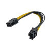 AKYGA AK-CA-07 - 6-kolíkový PCI-E na 8-kolíkový PCI-E adaptér (20 cm)