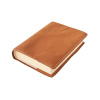 Obal na knihu KLASIK Barva kůže: Ořechová (D41), Velikost: XL - 25,5 x 39,8 cm